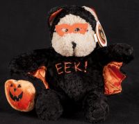 Starbucks Bearista 2003 27th Edition Halloween EEK Bat Bear Plush